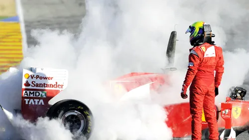 Foc la Ferrari!** Bolidul lui Massa arată că Scuderia mai are de lucrat la noul monopost