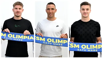 CSM Olimpia Satu Mare a mai anunțat trei achiziții: jucători plecați de la Csikszereda, Unirea Ungheni și Sepsi OSK