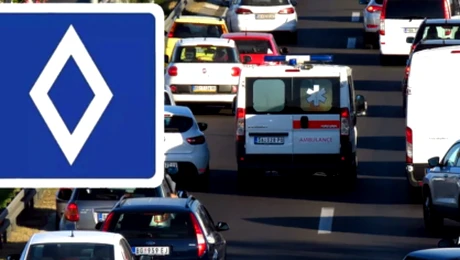 Semnul de circulație care induce în eroare majoritatea șoferilor. Ce înseamnă rombul alb pe fundal albastru, de fapt, și unde poate fi întâlnit