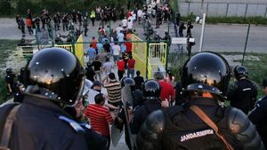 220 de jandarmi în Gruia la derby