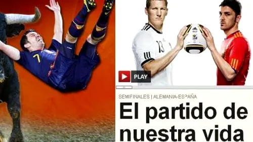 Germania, înaintea unui nou record: 8 finale de CM!** Spaniolii: „Meciul vieții” Bild: „Azi vă vom lua în coarne”