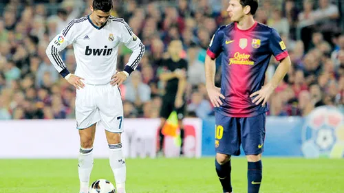 Marțienii de Balon!** Din 2009, Messi și Ronaldo au cifre aproape identice