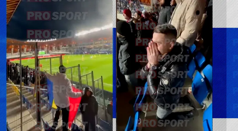 Imaginile cutremurătoare cu frații lui Edi Iordănescu vor zgudui România! Andrei plânge și se roagă, în genunchi, în ultimele 10 minute ale meciului cu Israel, în vreme ce Alex urlă cu tricolorul în brațe și se ține de gard pentru a rezista emoțiilor calificării la EURO 2024! | EXCLUSIV VIDEO