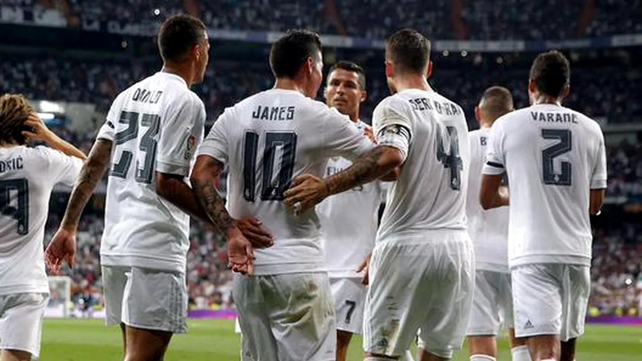 Madre mia! James Rodriguez, FABULOS în victoria lui Real cu Betis, scor 5-0. O lovitură liberă și o foarfecă senzaționale ale columbianului. Bale a reușit și el o dublă, Ronaldo n-a contribuit la niciun gol