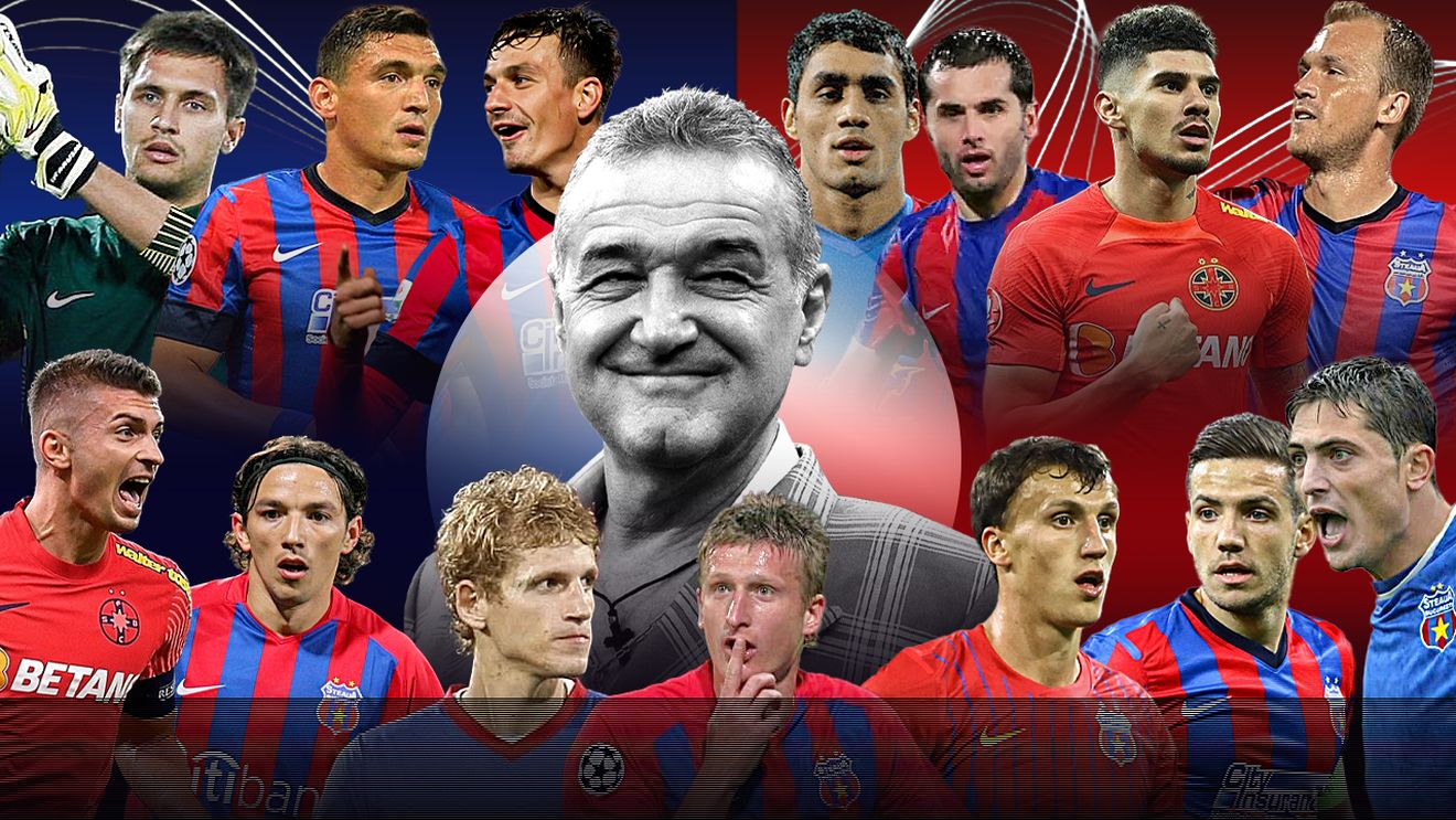 Tu faci echipa FCSB all-time! Cei mai buni 22 de fotbaliști roș-albaștri din cei 22 de ani cu Gigi Becali! Patronul-antrenor alege în fiecare etapă, tu decizi pentru istorie!