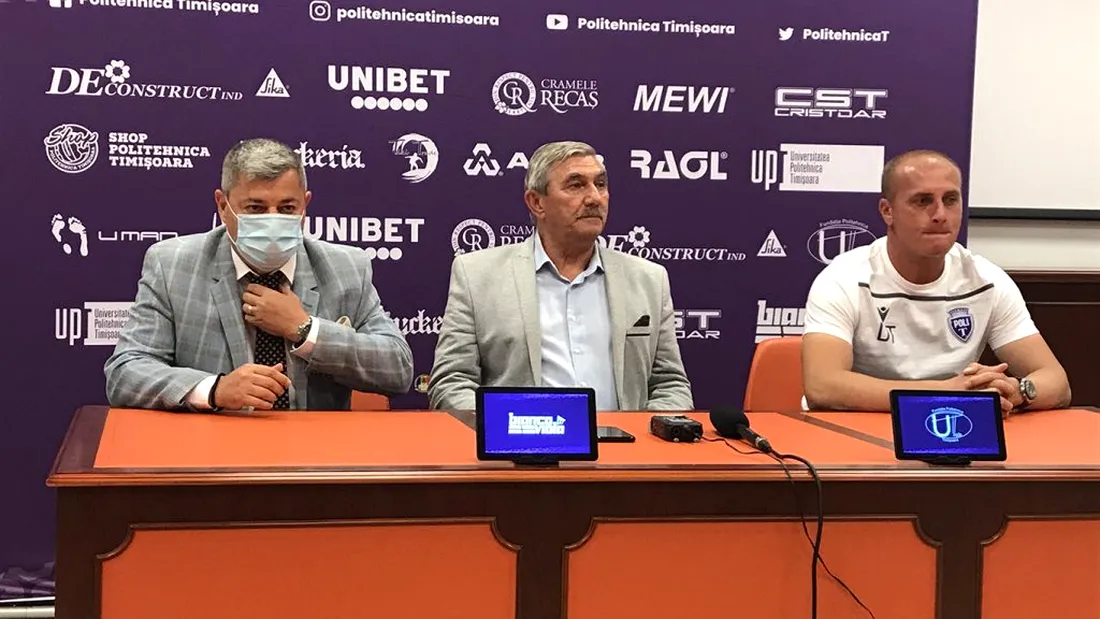 Dorin Toma este optimist și înainte de meciul cu FK Csikszereda: ”Sperăm să se termine ghinionul.” Poli Timișoara și-a prezentat noul director sportiv