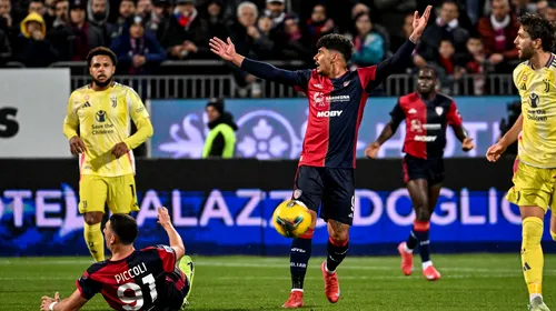 Toți ochii pe Florinel Coman! „Mbappe”, în meciul cu cea mai mare audiență din ultima etapă din Serie A: câți telespectatori s-au uitat la Cagliari – Juventus