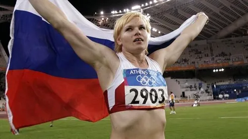 Atleta rusă Olga Kuzenkova a fost suspendată doi ani pentru dopaj