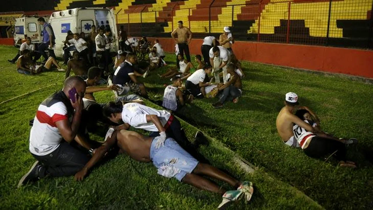 VIDEO | 30 de suporteri răniți la un derby în Brazilia! Forțele de ordine au făcut prăpăd