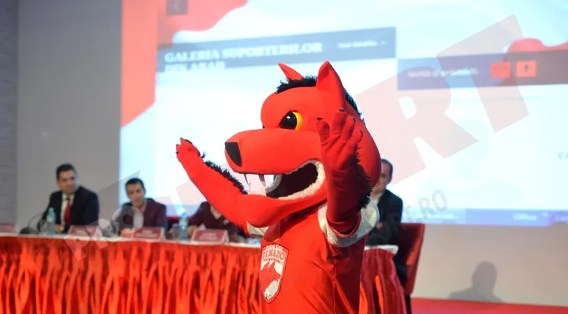 FOTO - Dinamo și-a prezentat noua mascotă