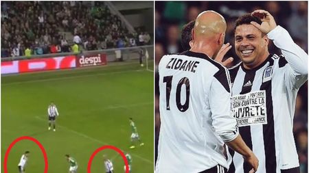 MAGIE cu "Adevăratul" Ronaldo. VIDEO | Zidane și "Grăsuțul", din nou în aceeași echipă. Gol din "Era Galactică" și faze memorabile
