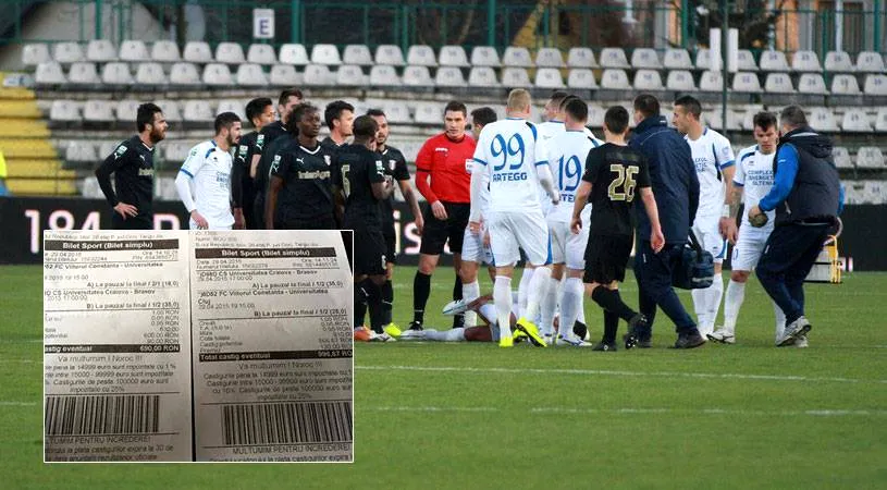 După scandalul meciului trucat de Pandurii, în Târgu Jiu s-au jucat alte bilete 