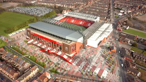 Planul de extindere a stadionului Anfield, aprobat de municipalitatea din Liverpool