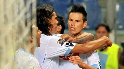 Geraldo și Abrudan tremură! VIDEO STELAR/ Tridentul ofensiv Hamsik – Cavani – Lavezzi e letal: vezi cifre înfricoșătoare