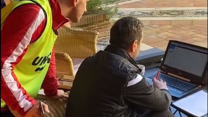 „Tocilarul clasei”! Ce a făcut Deian Sorescu după antrenament VIDEO