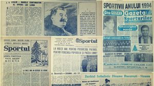 În umbra lui Stalin: presa sportivă la finalul lui 1954. De la textele tatălui lui Cristian Țopescu, la performanțele strungarului-fotbalist Ștefan Covaci. Cum a pierdut Dinamo Cupa în fața unei echipe din "B"