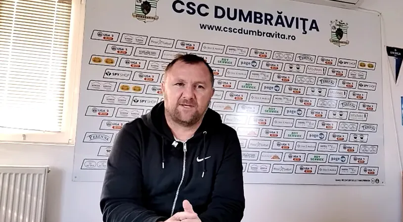 Cosmin Stan, în gardă înainte de derby-ul comunelor Dumbrăvița și Șelimbăr: ”Legat de problemele adversarului nostru, eu nu prea cred aceste lucruri”