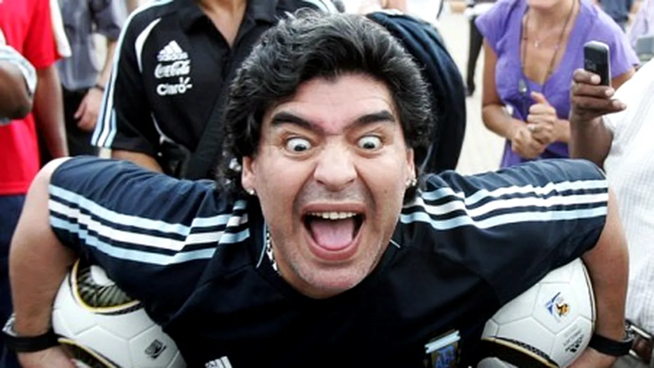 Maradona mai face un 
