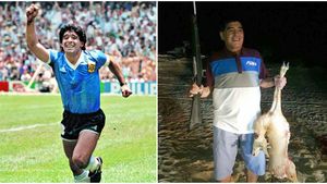 "Nu e nimic măreț în legătură cu acest om..." FOTO | Imaginea pe care Maradona o regretă deja. Cum s-a fotografiat după o sesiune de vânătoare