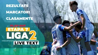 Final în play-out-ul Ligii 2. CSM Focșani e a doua echipă retrogradată. Chindia și CSC Dumbrăvița joacă baraj de menținere. Medie de peste trei goluri în etapa 7
