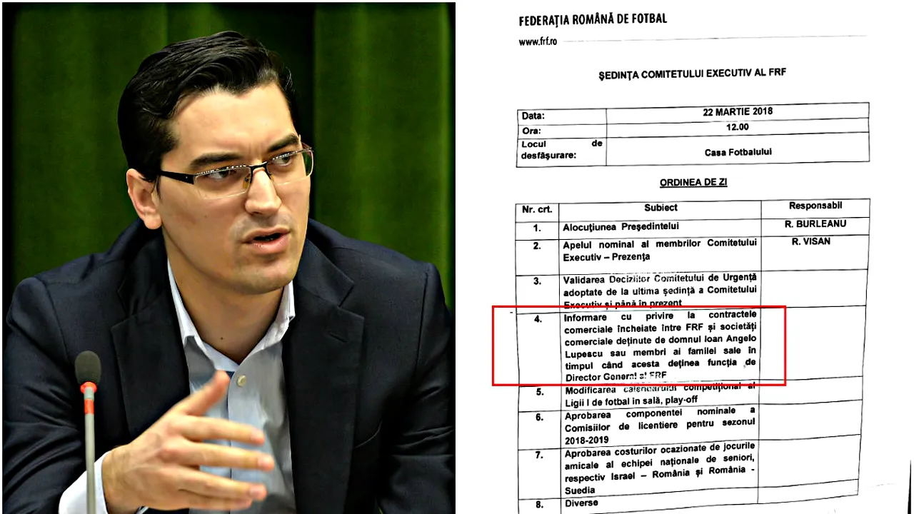 Alegerile FRF, faza pe dosare: Burleanu îl pârăște pe Lupescu în Comitetul Executiv. Urmează plângerile penale? Ce urmărește actualul șef al federației cu 