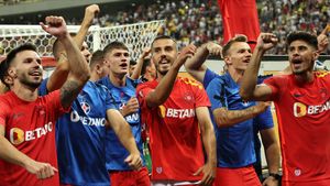 Conference League: FCSB - Dunajska Streda se reia de la scorul de 1-0 pentru vicecampioana României »»