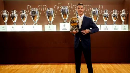 Cristiano Ronaldo și-a vândut Balonul de Aur la o licitație în scopuri caritabile! Suma uriașă cu care s-a cumpărat trofeul