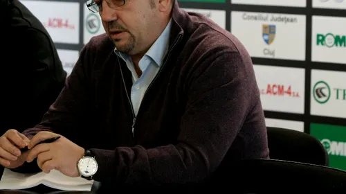 Florian Walter, jucătorii și întreg staff-ul tehnic al lui „U” transmit condoleanțe familiei Dănilescu