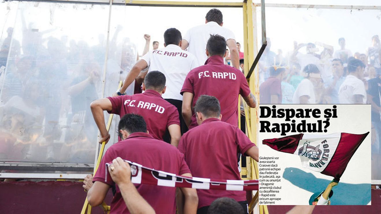Rapid, capăt de linie! Clubul e aproape de faliment și ar putea avea soarta Craiovei