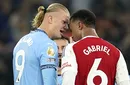 „Tu cine dracu’ mai ești?”. Erling Haaland a declanșat un scandal monstru în meciul Manchester City – Arsenal Londra 2-2, după un gest incalificabil