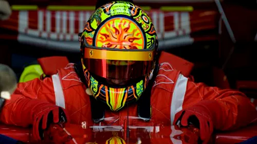FOTOGRAFIA ZILEI / Rossi se simte bine în Ferrari