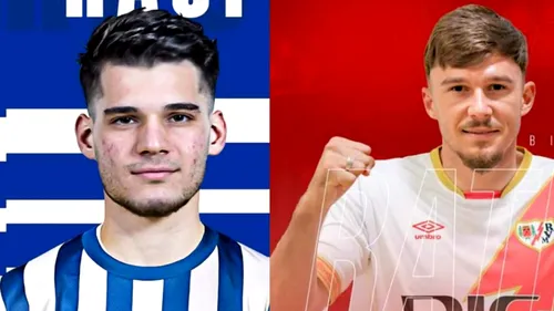 Ianis Hagi și Andrei Rațiu au încălzit banca la echipele lor din La Liga! Tricolorii merg la EURO 2024, dar n-au niciun minut jucat în acest an pentru Deportivo Alaves, respectiv Rayo Vallecano