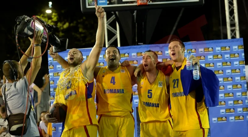 C.E. de baschet 3x3: România, prima campioană europeană din istorie. A învins Slovenia, într-o finală nebună, scor 18-16 