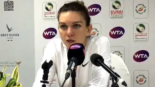 Simona Halep are probleme medicale: „Așa am simțit, dar nu sunt scuze”. Mesajul transmis la conferința de presă: „Visez la asta!”