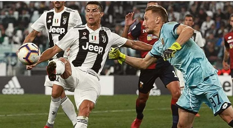 Genoa, cu Ionuț Radu titular, i-a provocat lui Juventus primul pas greșit în Italia! VIDEO | Portarul român a ezitat și i-a oferit golul pe tavă lui Ronaldo