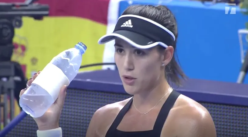 Muguruza a recidivat: încă o ieșire nervoasă la adresa antrenorului. 