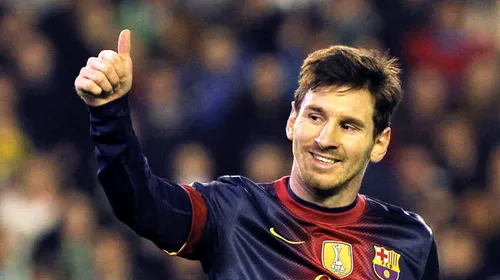 Messi, donație impreionantă:** a trimis 1 milion de pesos pentru refacerea unui complex din orașul său natal