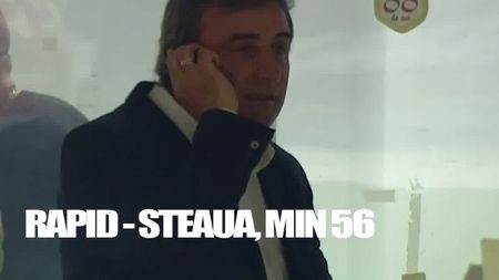 "Mache, fă-mi legătura!"** Ce i-a spus Becali lui Stoichiță la telefon, în timpul meciului cu Rapid:** "Alo, nu vezi că ăla nu mai poate?"