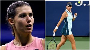 Cum a putut reacționa Sorana Cîrstea când a aflat că jucătoarea pe care a învins-o la US Open este însărcinată: „Dumnezeule!" FOTO