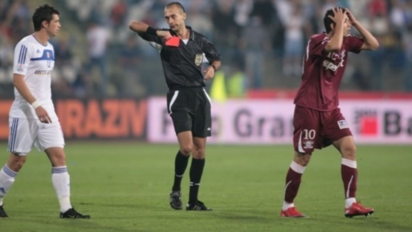 Herea, suspendat două etape după cartonașul roșu primit la Craiova!** "Nu i-am făcut nimic lui Găman! Nu l-am atins"