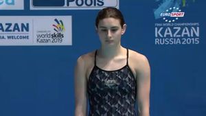 A plonjat ca un om oarecare și a primit nota zero! Cum s-a terminat Campionatul Mondial de natație pentru o tănără de 19 ani