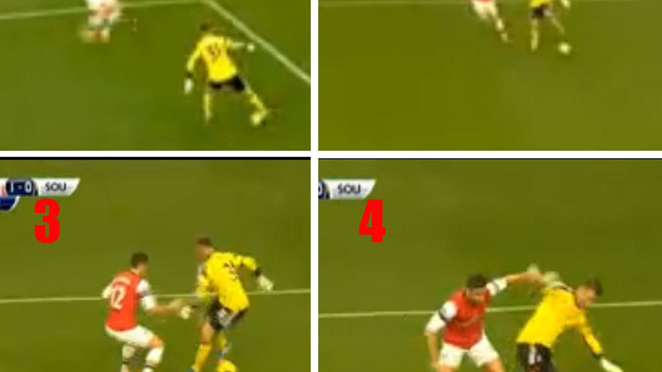 De cascadorii râsului! VIDEO - Gafă uluitoare a lui Boruc. Cum i-a făcut cadou un gol lui Giroud 