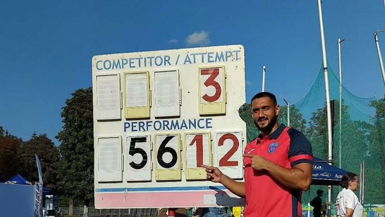 COMUNICAT. Record național pentru Octavian Tucaliuc la Jocurile Parasport România 2026: 56,12 metri la aruncarea suliței