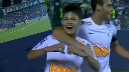 „Clona” lui Neymar!** Joacă la Santos Junior și seamănă LEIT cu cel mai curtat jucător de pe planetă! VIDEO Golul din altă lume al lui Neilton
