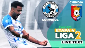 Corvinul – Chindia Târgovişte începe la ora 17:00. Liderul Ligii 2 își simte amenințată poziția și întâlnește echipa din play-off care și-a schimbat antrenorul
