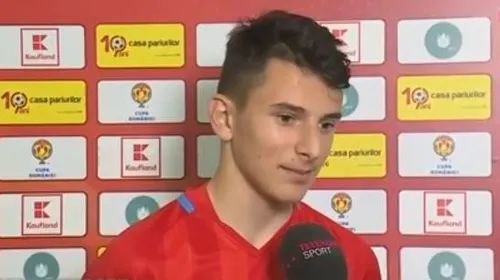 Noul „talisman” de la FCSB dezvăluie: „Am ales Steaua în loc de Bayern, într-un an și jumătate simt că pot deveni titular”. Numele „greu” din vestiar care l-a poreclit „copilul meu” și îi ghidează primii pași în carieră