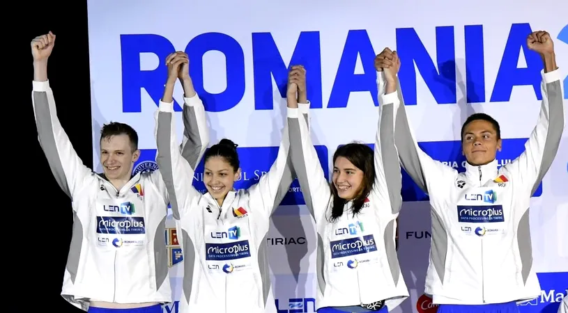 România a câștigat medalia de argint în proba de ștafetă combinată 4x100 m liber la Mondialele de Înot din Peru! Vlad Stancu, bronz la 800 metri