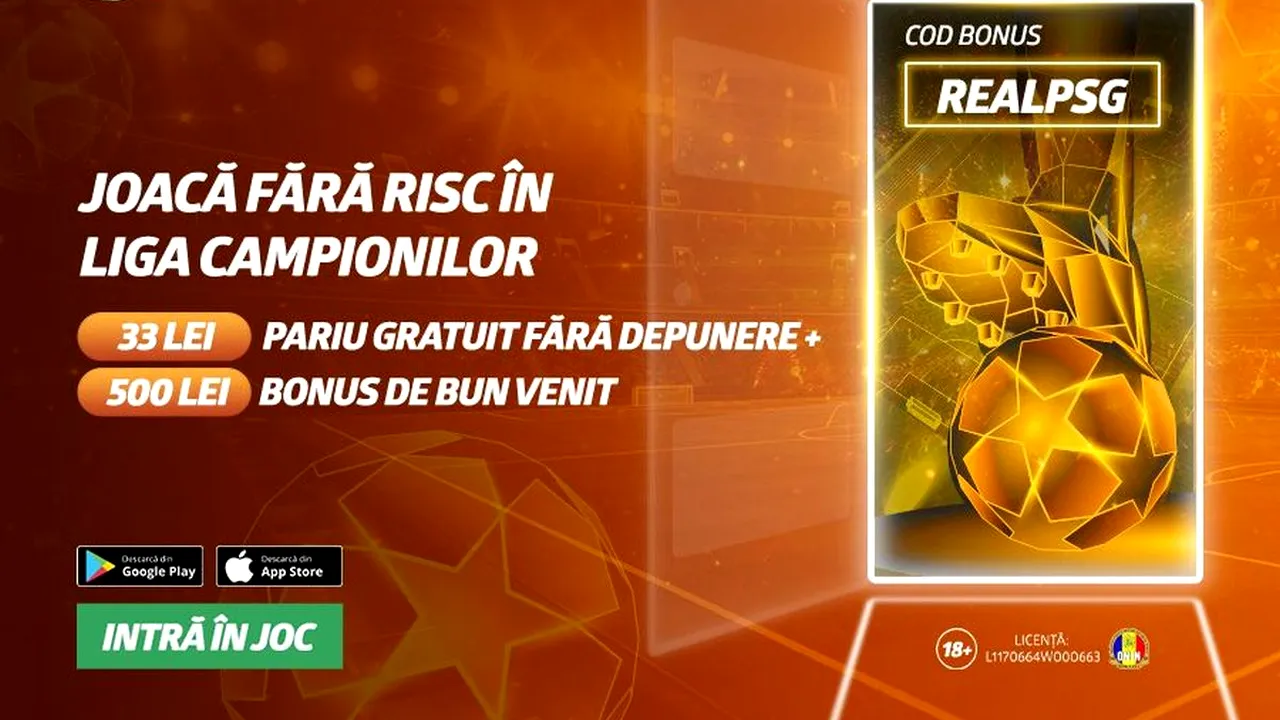 ADVERTORIAL | Pariezi FĂRĂ RISC pe Betano în Liga Campionilor! 