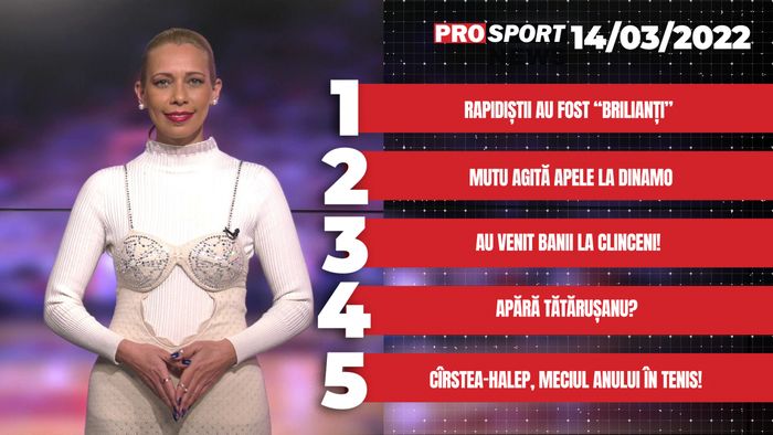 ProSport News | Mutu agită apele la Dinamo, după ce i-a făcut pe jucătorii Rapidului „brilianți”! Cele mai importante știri ale zilei | VIDEO