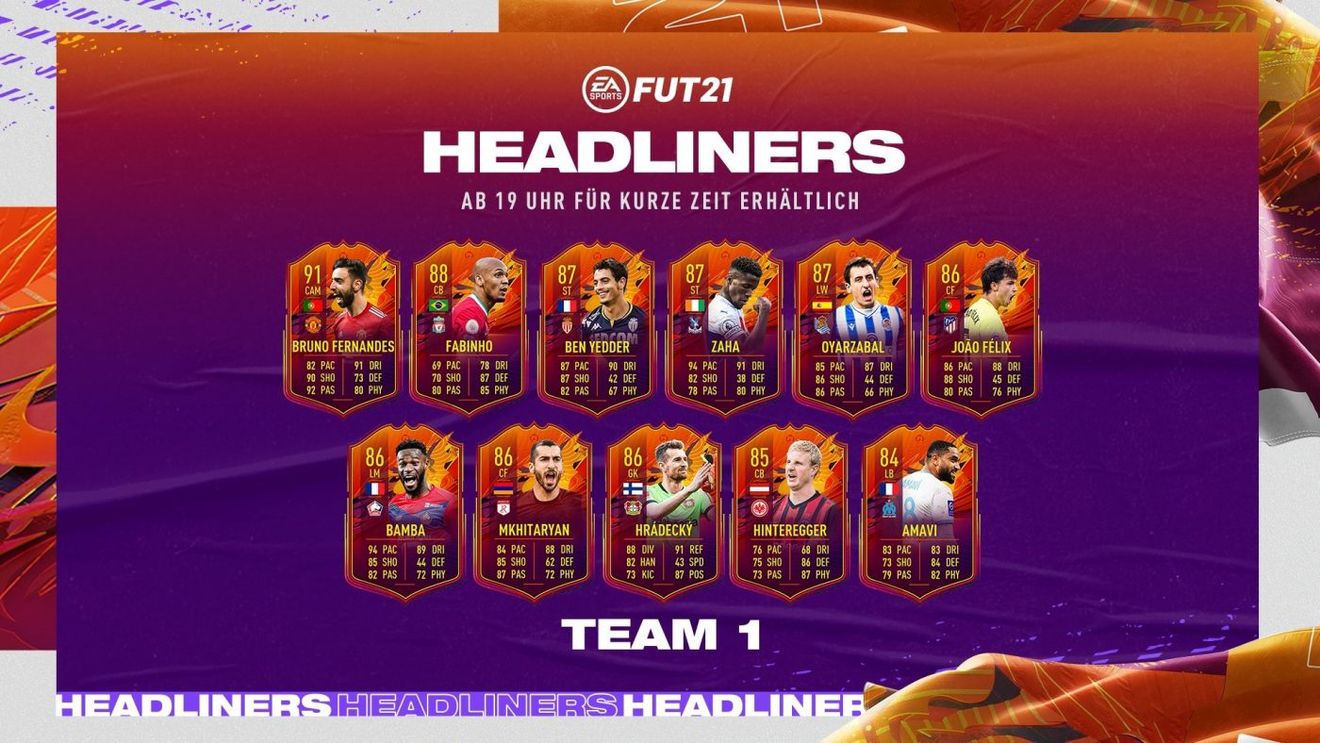 S-a dat startul celui mai așteptat eveniment din FIFA 21: Headliners! Jucătorii au primit super atribute